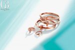 Tiffany t t1 18k rose gold bangles and rings