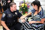 Officer rose is thanked by woman saved by tourniquets