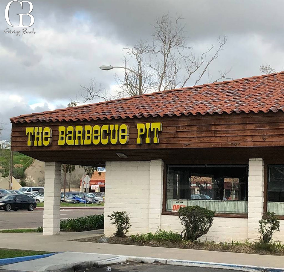The barbecue pit