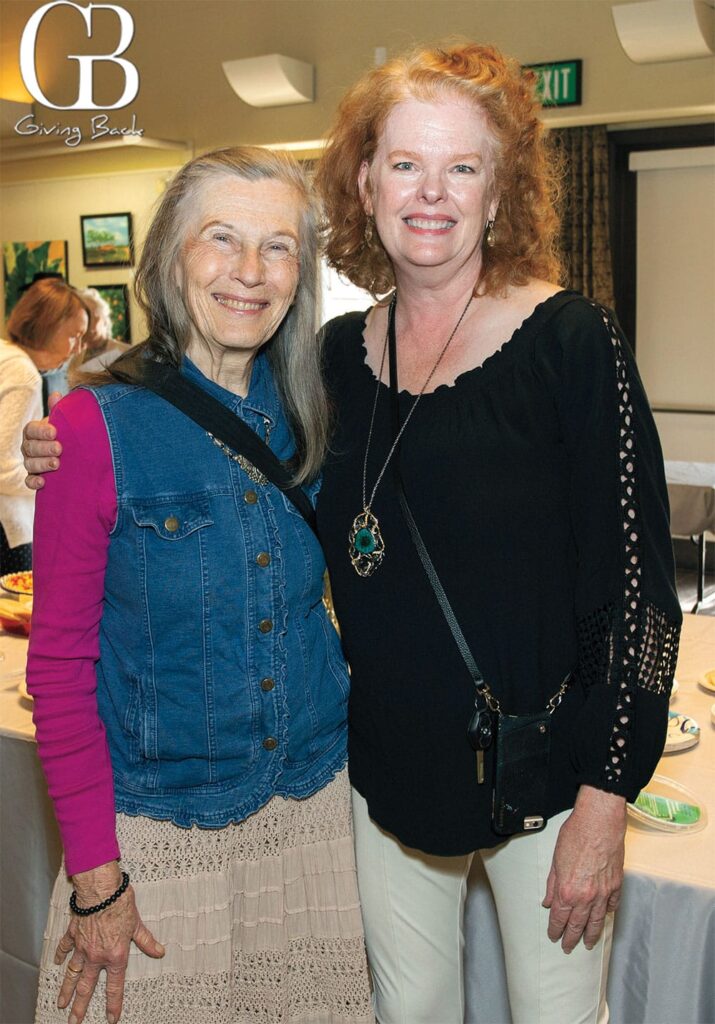 Sharon Hinckley with Kathryn Stephens