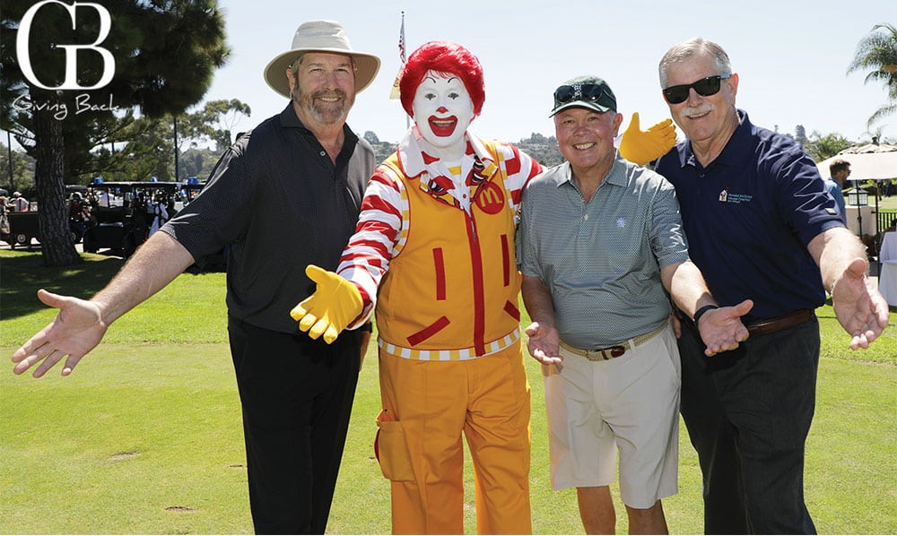 Brian Cahill Ronald McDonald Paul Petersen and Chuck Day