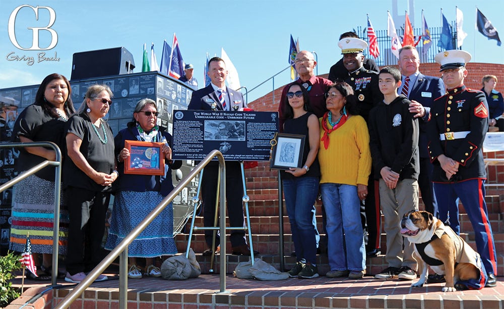 2022 Veterans Day Ceremony honoring the Navajo Code Talkers