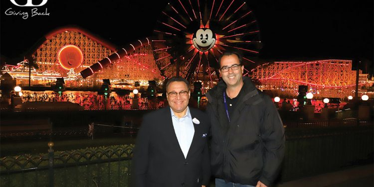 Ken Potrock, President of Disneyland Resort with Esteban Villanueva
