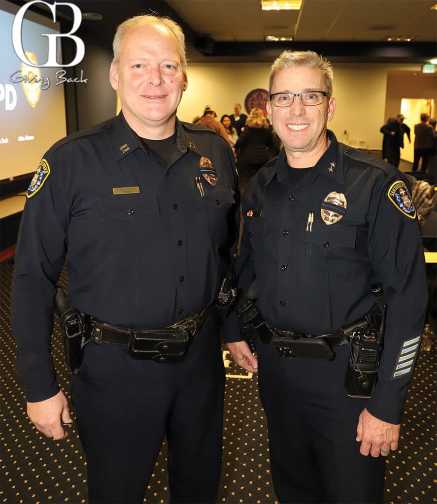 Captain Wes Morris and Assistant Chief Paul Connelly