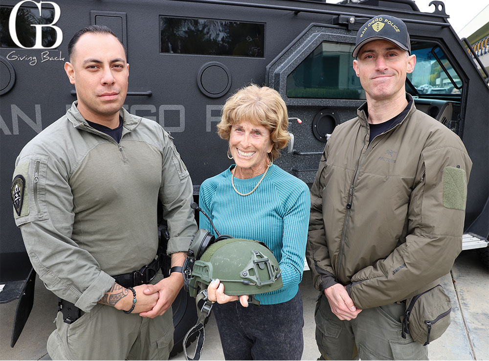 Officer Dominic Collins Peggy Lieb and Officer John Signorino