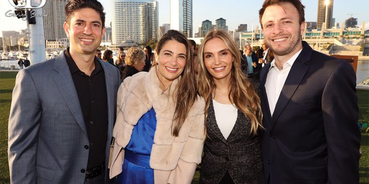 Mitch and lindsay surowitz with jessica and mitchell perlman