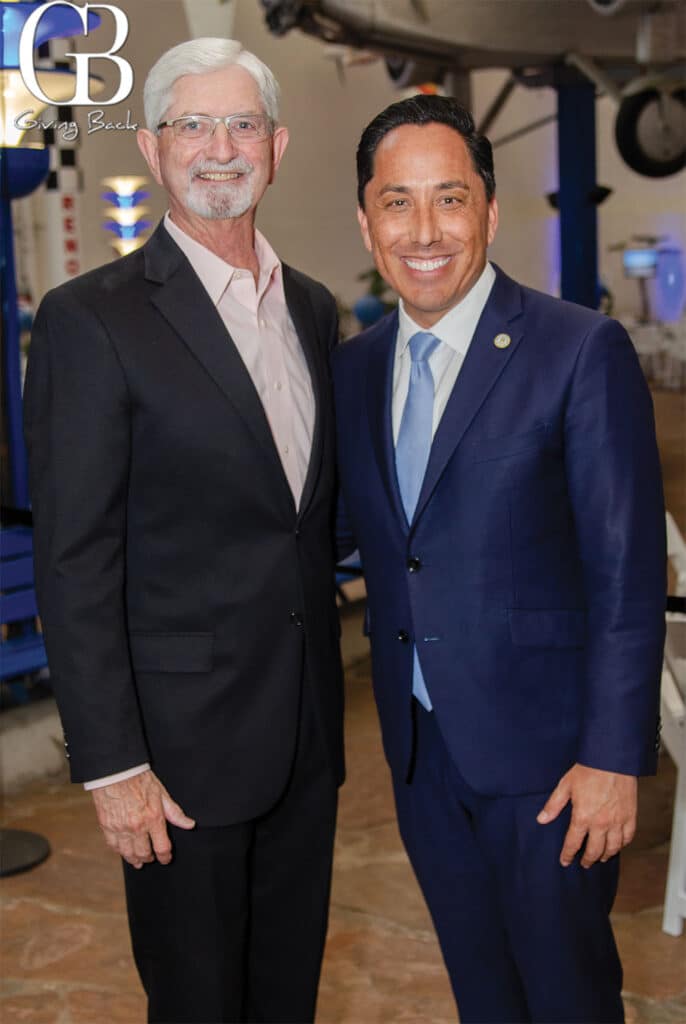 Bill Gore and Mayor Todd Gloria