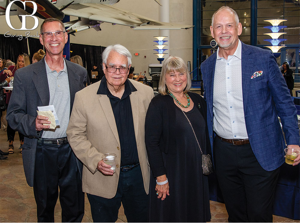 George Scolari Donald and Caroline Stewart with Scott Suckow