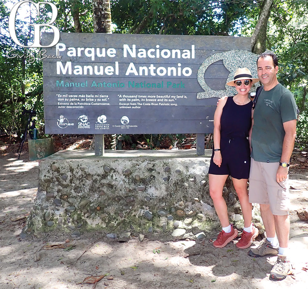 Danitza and estaben at Manuel Antonio National Park