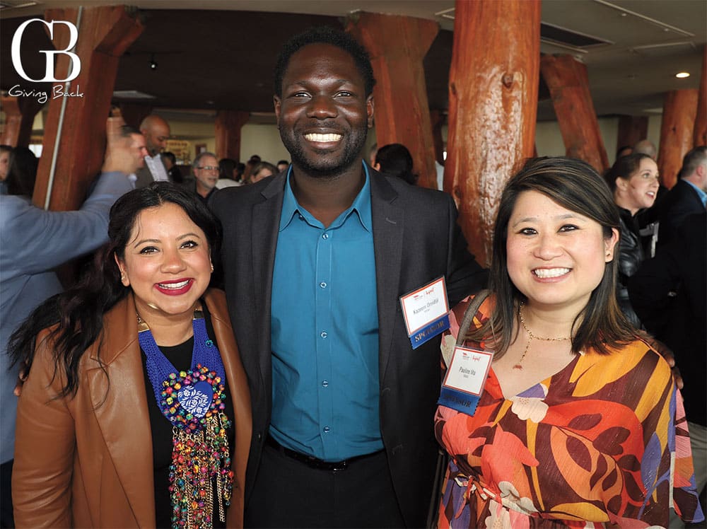 Liz Ramirez Kazeem Omidiji and Pauline Ma