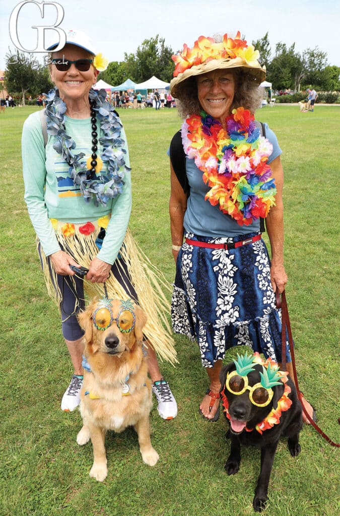 Mary Milton with JZ III and Jill Murray with McTwist