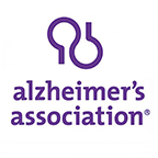 Alzheimer's Association Logo with Organization Name Mention on It