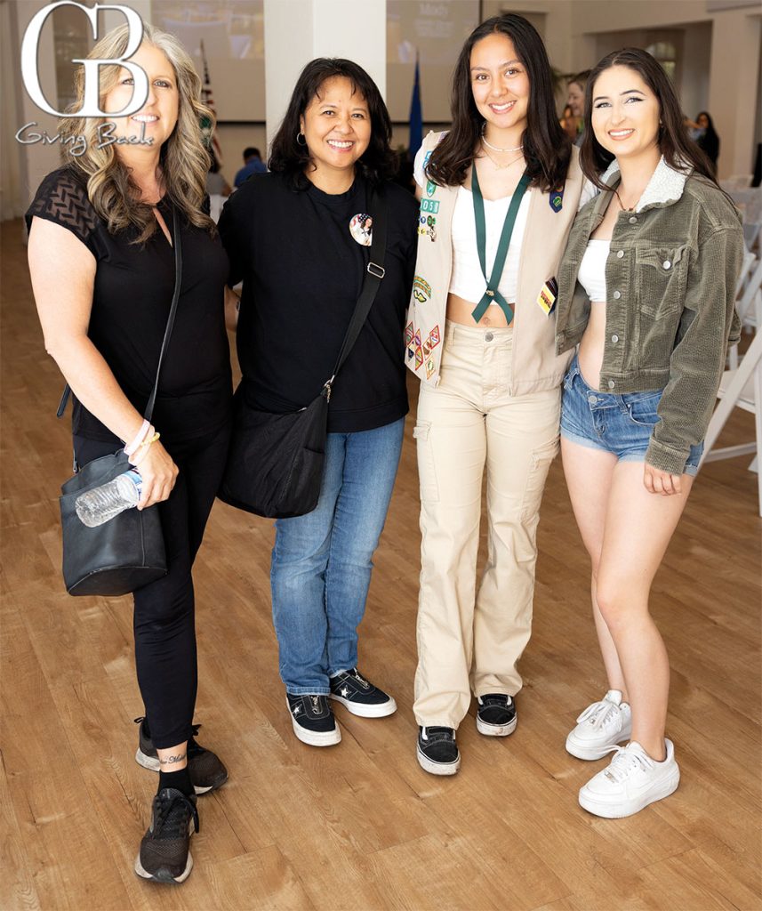 April Mau, Cherry, Amy Jones and Michaela Mau at GOLD AWARD CEREMONY