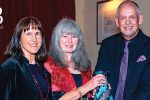 Dr Lisa Nyberg Award Recipient Rita Mccrerey and Scott Suckow Executive Director Liver Coalition of San Diego
