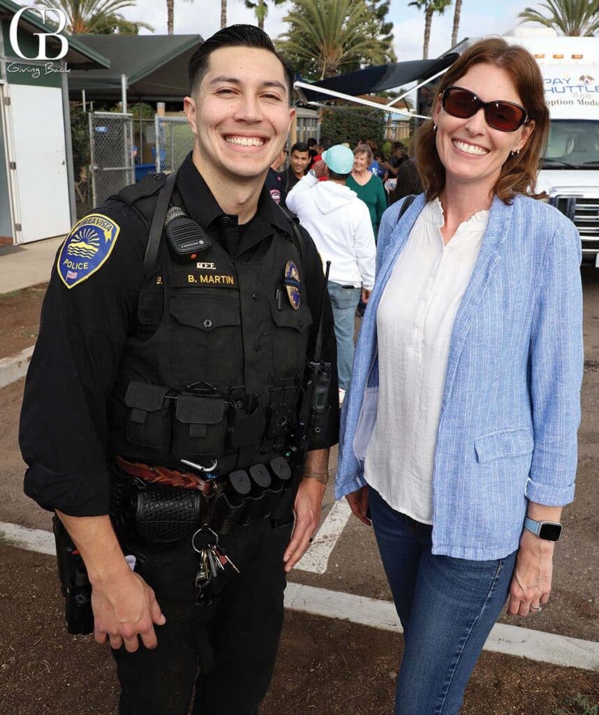 Canine Officer Brandon Martin and Jennifer Martin