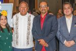 Myra Lomahan Mark Sanchez Don Dumas and Roberto Alcantar at Jaguar Luncheon Held at Sycuan Casino Resort