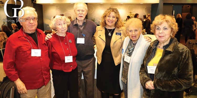 Heidi gantwerk with holocaust survivors