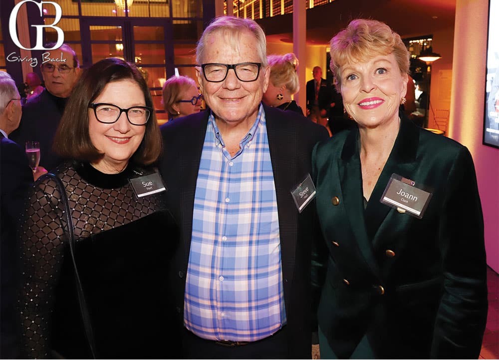 Sue and Steve Hart with Joann Clark