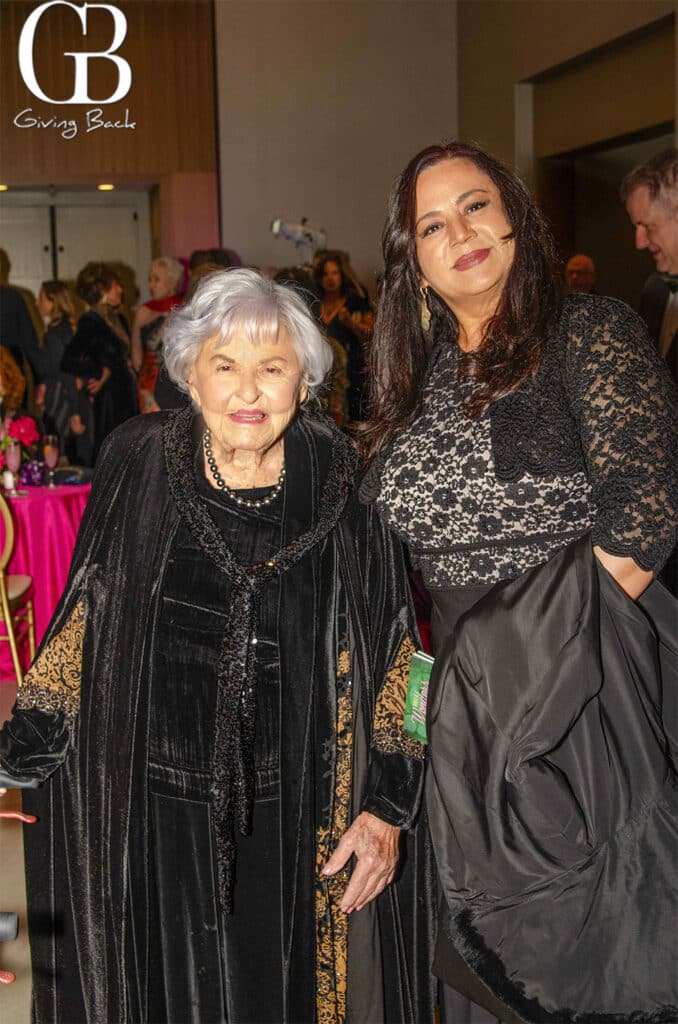 Deborah Szekely and Patricia Cota