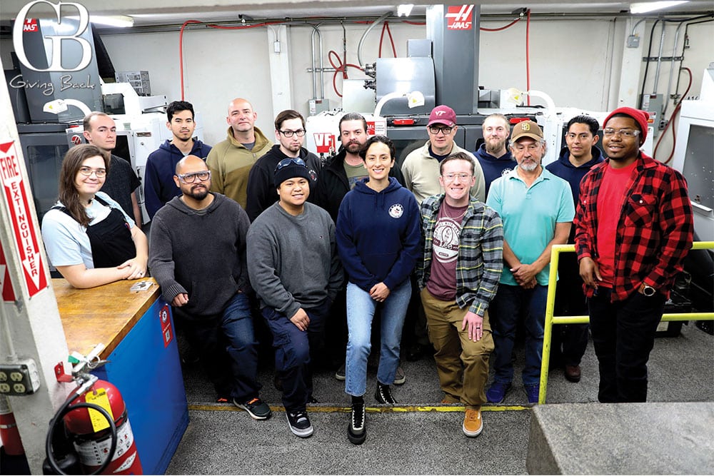 Machining 1 Students in WFWs HAAS Technical Education Center