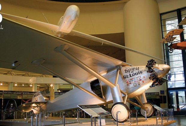 The Spirit of St. Louis at the San Diego Air and Space Museum