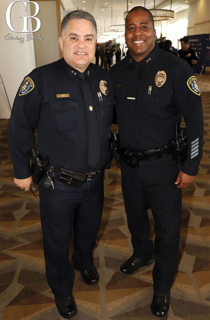 Assistant Chief Bernie Colon and Assistant Chief Terence Charlot