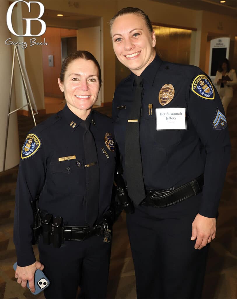 Capt Julie Epperson and Det Susannah Jeffery