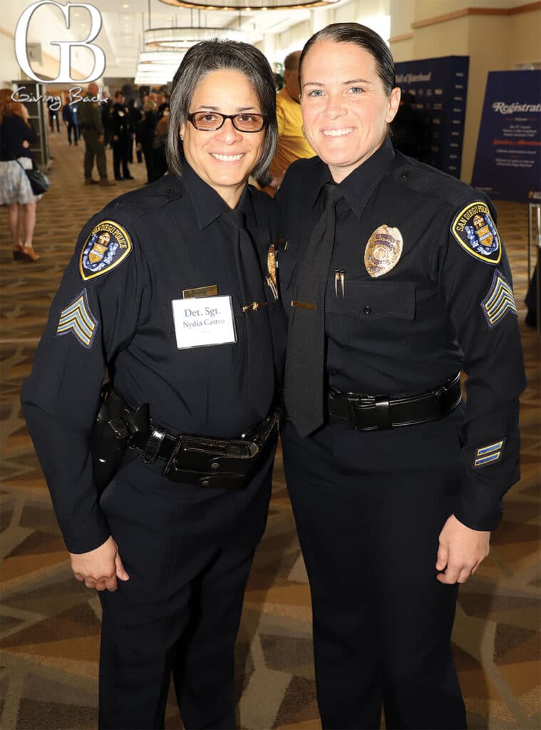 Det Nydia Castro and Sgt Sarah Sutter