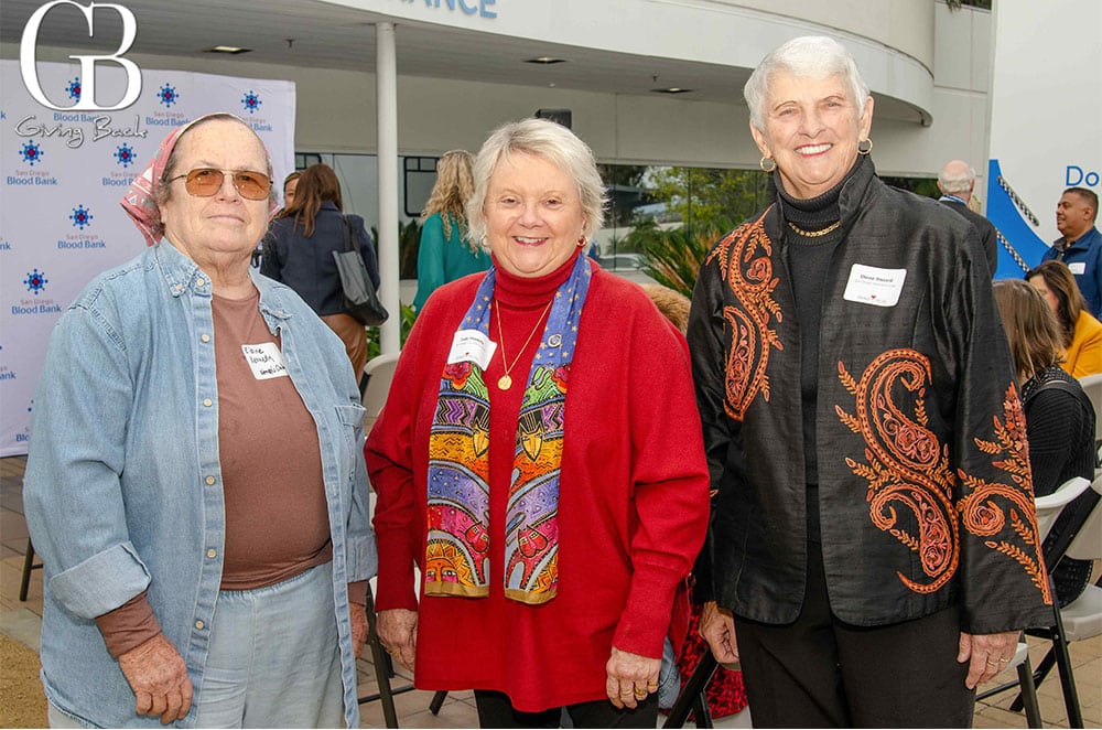 Elaine Kennedy Judy Mantle and Diane Hazard