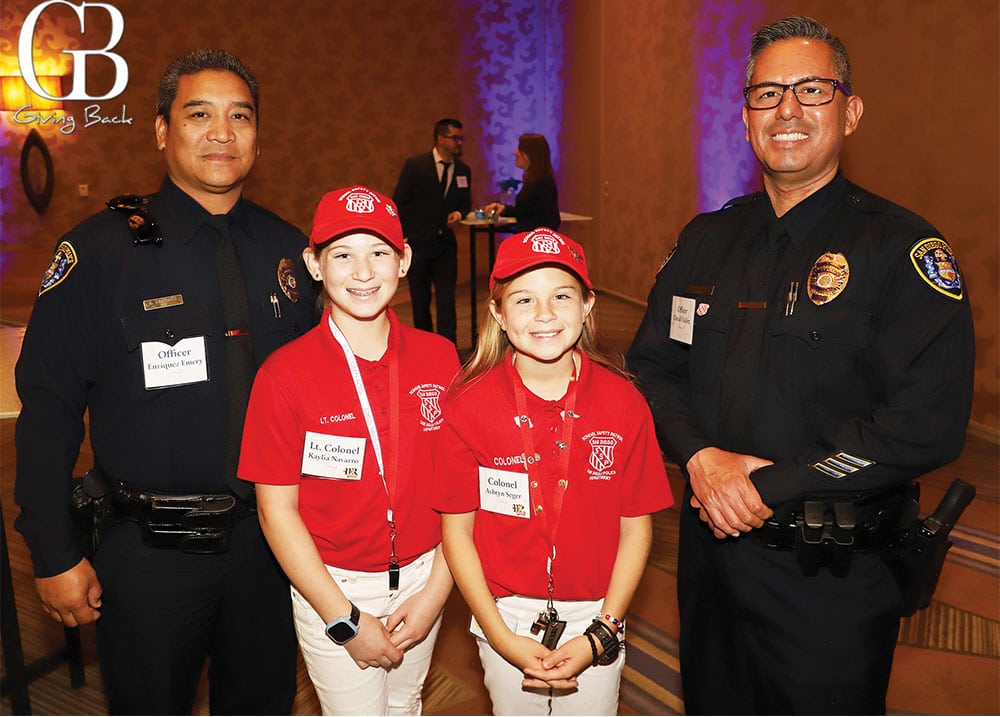 Officer Enriquez Emery Lt Colonel Kaylia Colonel Ashtyn and Officer David Valdez