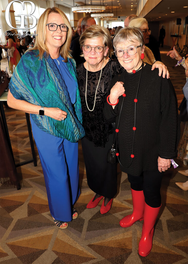 Sara Gregory, Rachel Zahn and Christine Forester at Rebuild & Resist: Planned Parenthood's 61st Anniversary Dinner
