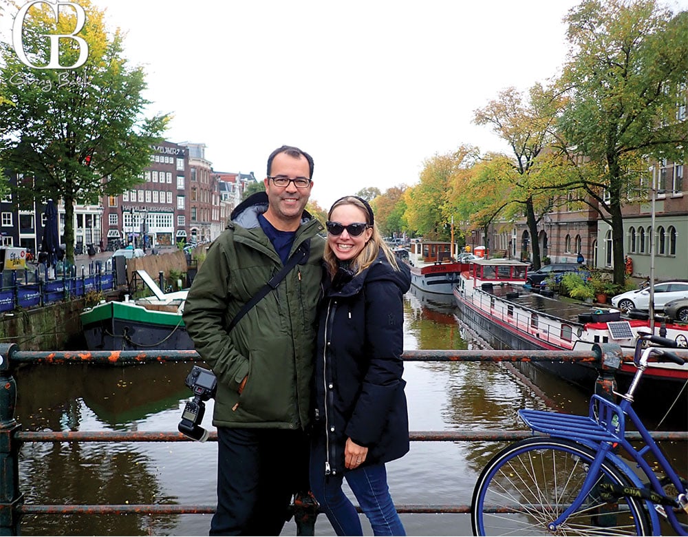 Esteban and Danitza Villanueva in Amsterdam