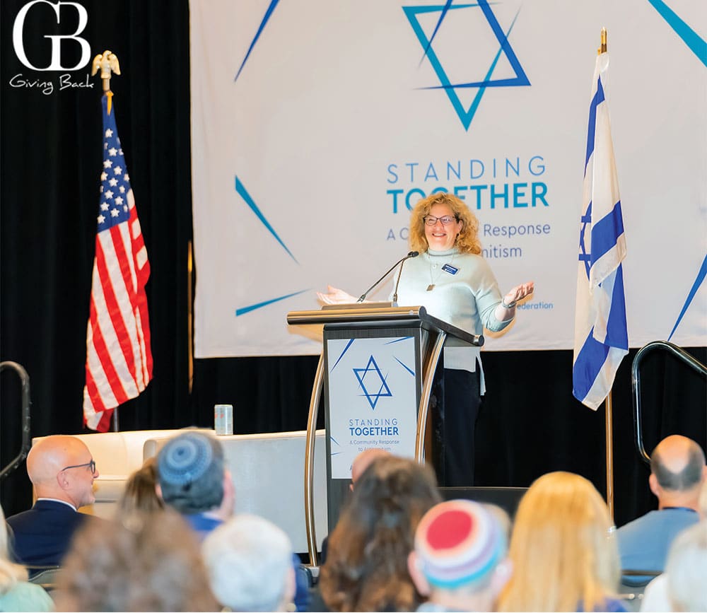 Federation President CEO Heidi Gantwerk Speaks at Local Conference on Combatting Antisemitism