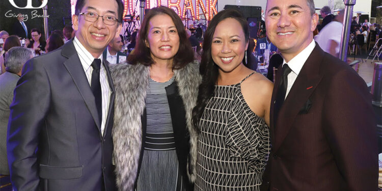 William and angela tseng with maria and chris cate