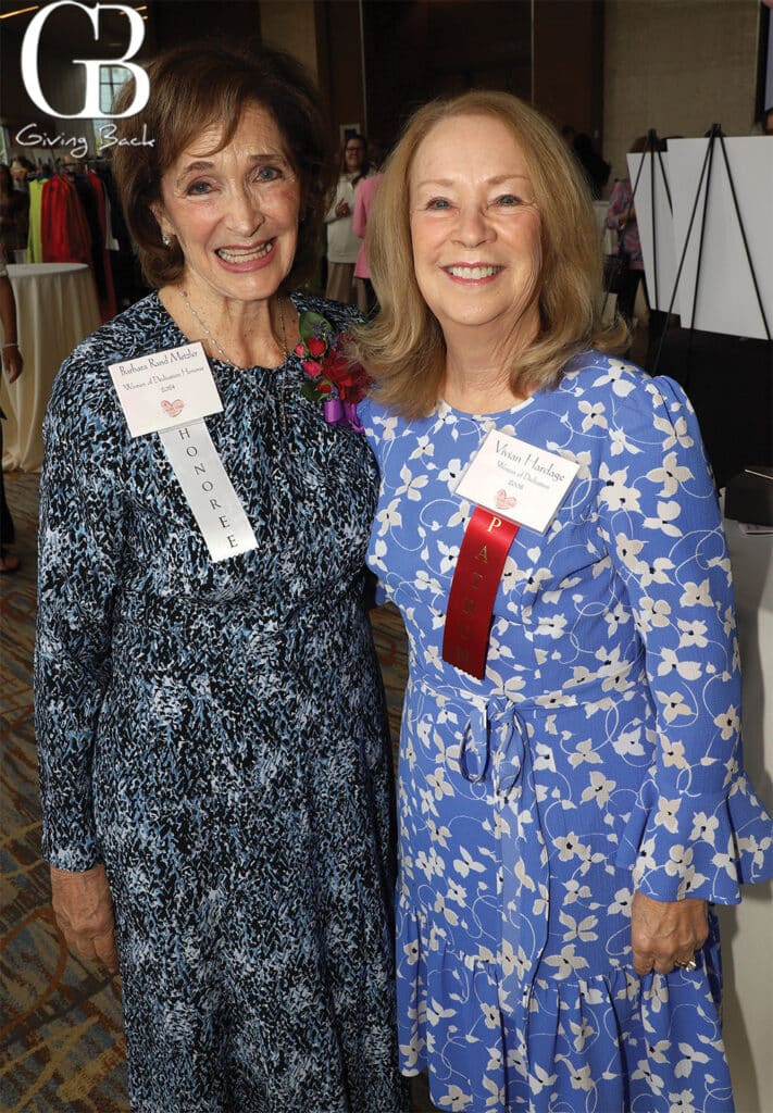 Barbara Rand Metzler and Vivian Hardage