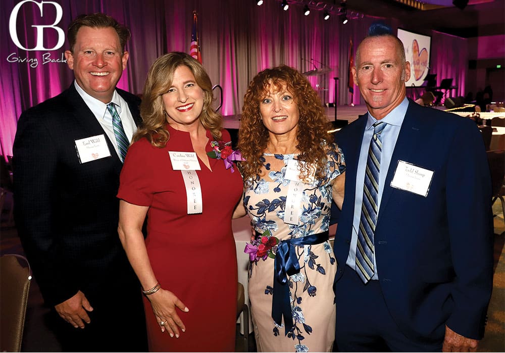 Emil and Caroline Wohl with Fran and Todd Shimp