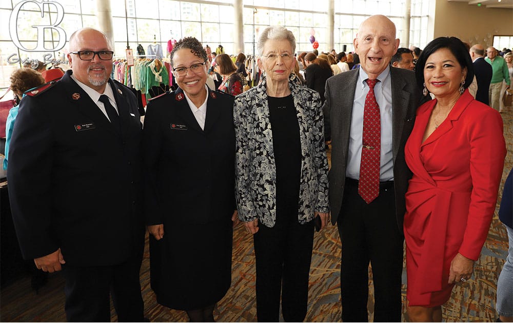 Major Rob Reardon Major Amy Reardon Evelyn and Ernest Rady with Dee Ammon