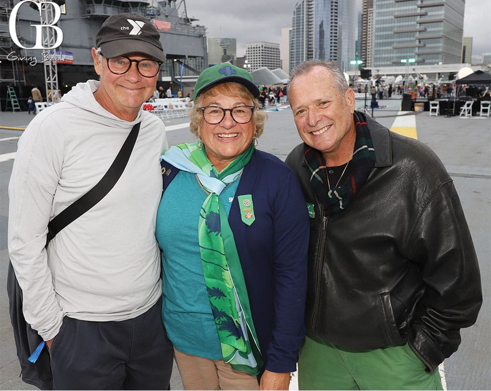 Bob and Debbie Feinberg with Neville Billimoria