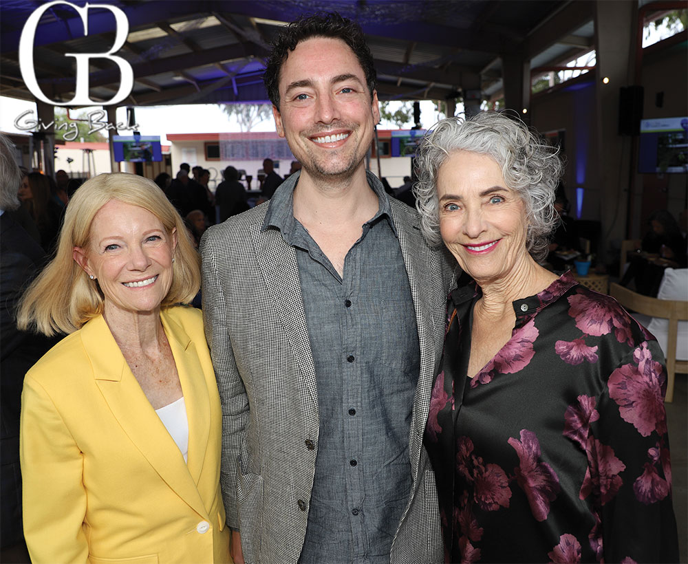 Cathrine Blair with Jeffrey and Linda Katz