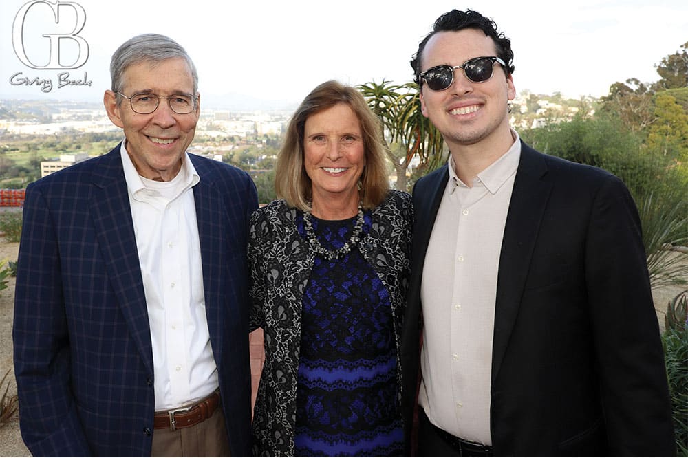 Charles and Britta Tesar with Mark Laturno