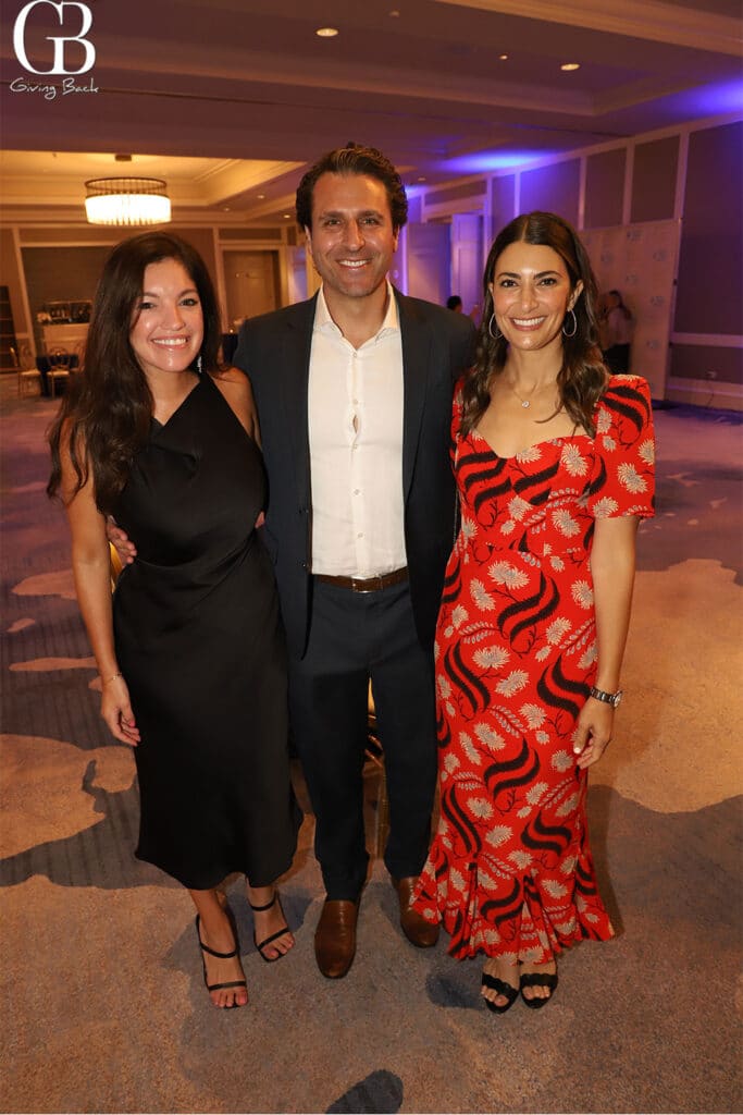 Brittany and Sean Lederman with Lindsay Surowitz