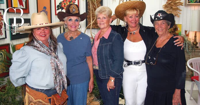 Bunny Clews, Marilyn Barrett, Linda Phillips, Jorgene Jensen, and Dolores Ward