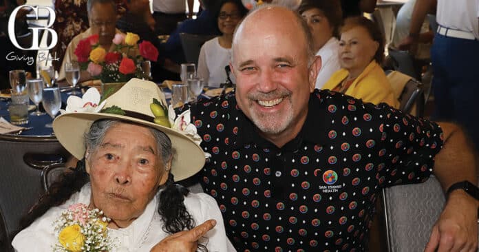 Carmen Martinez and Kevin Mattson at San Ysidro Health’s Clasico de Golf: Supporting Senior Wellness