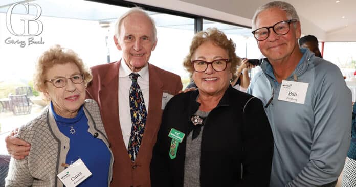 Carol and John Crossman with Debbie and Bob Feinberg at Girl Scouts San Diego Donor Appreciation Reception in La Jolla
