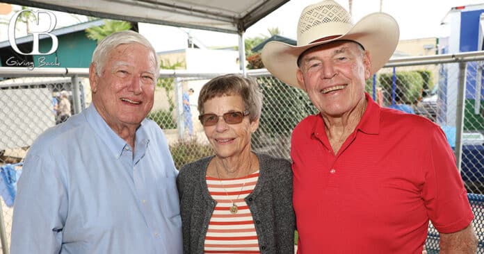 Greg Cox with Barbara and Robert Scott