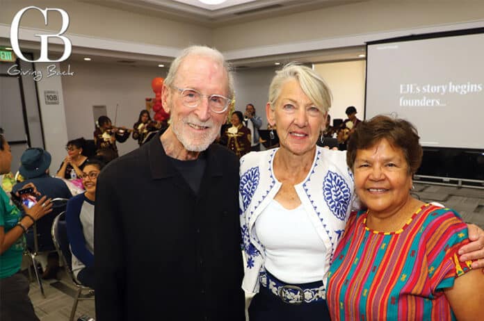 Jerry and Ingrid Hoffmeister with Eva Pacheco