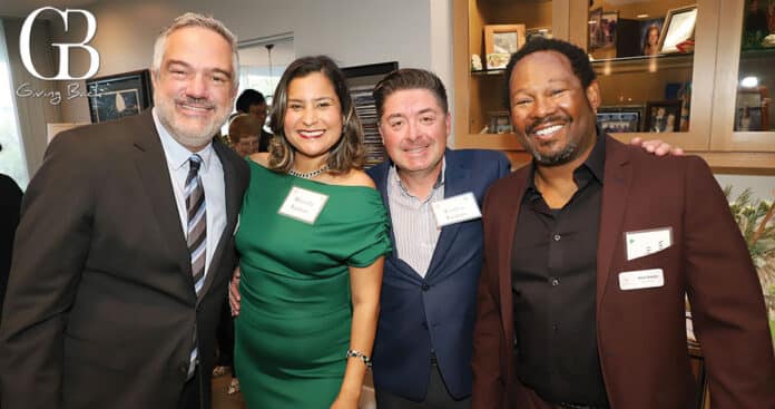 Kent Haythorn, Brenda and Carlos lemas with Kevin Maddox