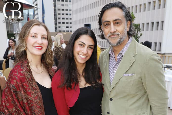 Lori Iaconis with Karina and Sanjay Shukla