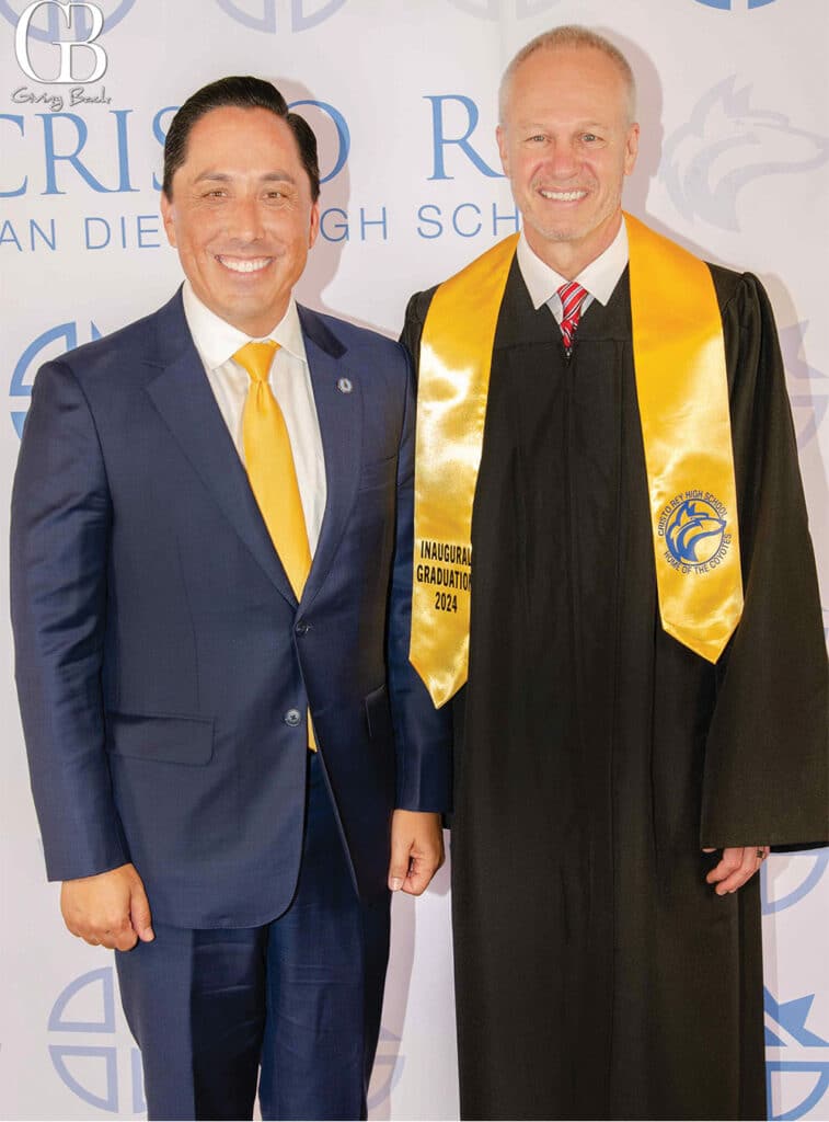 Mayor Todd Gloria and Christian Kampfl