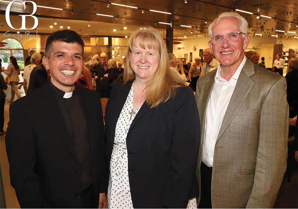 Seminarian Anthony Gimenez, Sister Juliet Mousseau RSCJ and Deacon Chris Hulburt
